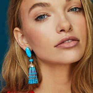 Kendra Scott Red Tassel earrings